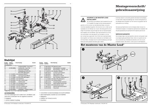 Montagevoorschrift/ gebruiksaanwijzing - Twinny Load