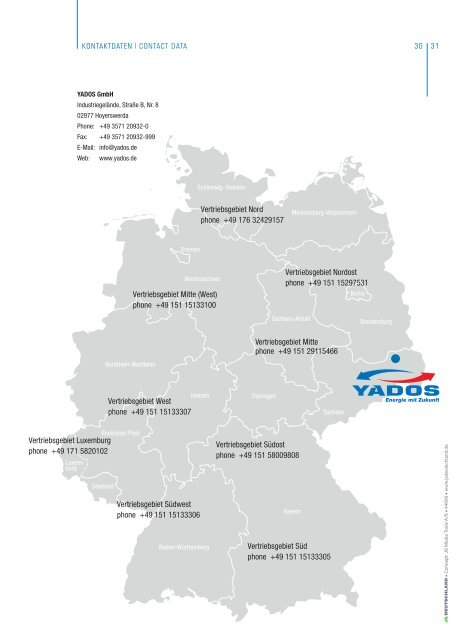 YADOS Markenbroschüre 2012