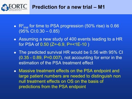 Surrogacy Case Study: Prostate Specific Antigen (PSA ... - Isped