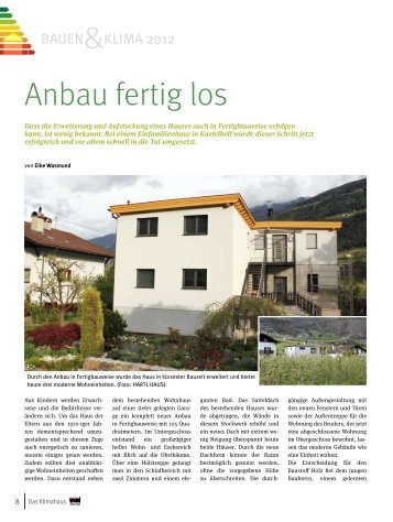 Anbau fertig los - HARTL HAUS Ãsterreich