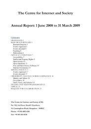 2011-12 | ANNUAL REPORT - Centre for Internet and Society