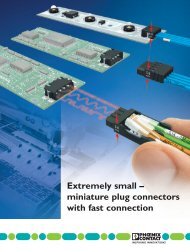 Overview of all information about PTSM connectors - Phoenix Contact