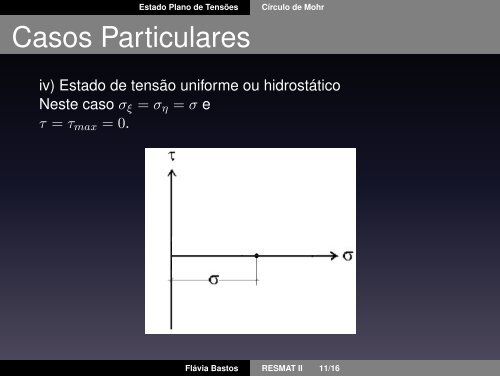 Nota de aula 9 - Estado Plano de TensÃµes - ResistÃªncia dos ...