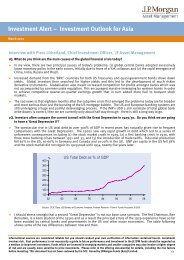 Investment Outlook for Asia - JP Morgan Asset Management
