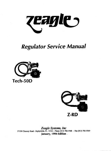 Zeagle - Apeks Reg Models Service Manual.pdf - Frogkick.dk