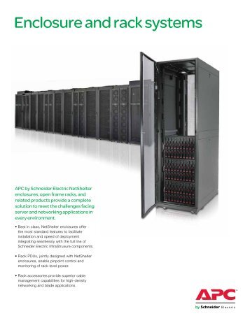Enclosure and rack systems - ADVANT