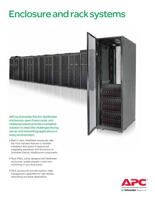 Enclosure and rack systems ADVANT