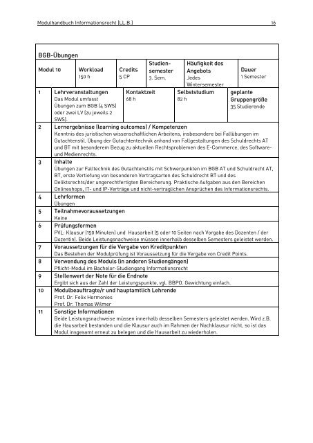 Modulhandbuch Informationsrecht (LL.B.) - Studiengang ...