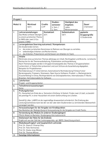 Modulhandbuch Informationsrecht (LL.B.) - Studiengang ...