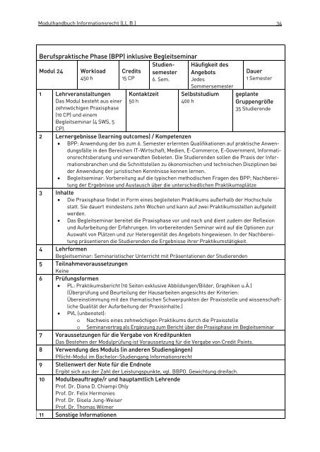 Modulhandbuch Informationsrecht (LL.B.) - Studiengang ...