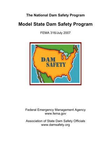 Model State Dam Safety Program (FEMA 316, July 2007)