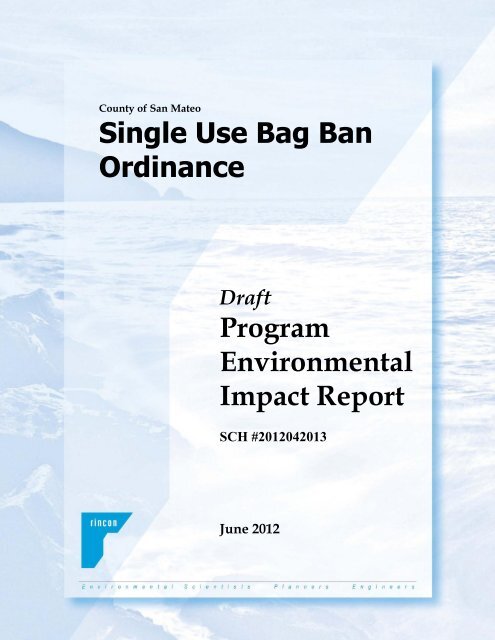Single Use Bag Ban Ordinance - San Mateo County
