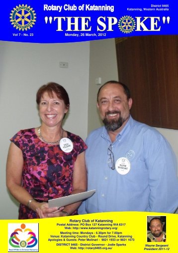 Vol 7-24-Mar 26 - Katanning Rotary Club