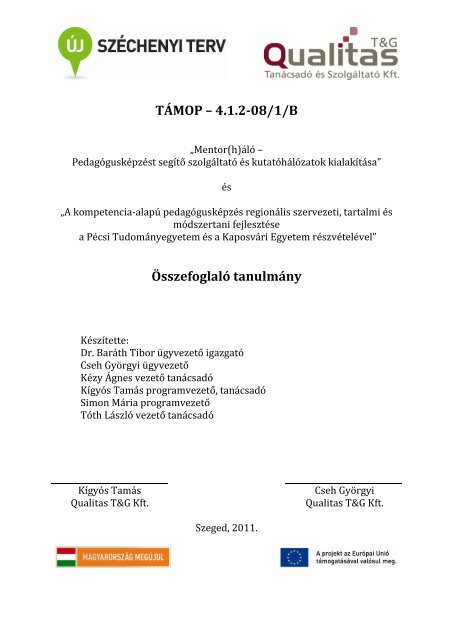 osszefoglalo_tanulmany - jgypk - Szegedi Tudományegyetem