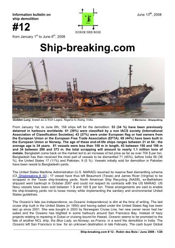 #12 Ship-breaking.com - Robin des Bois