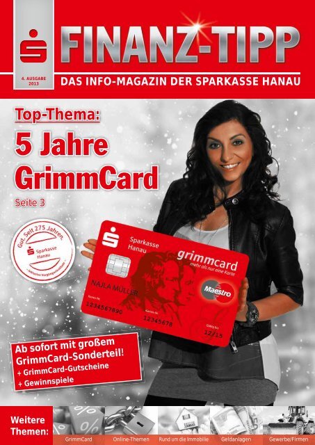 S-Finanz-Tipp Dezember 2013 - Sparkasse Hanau