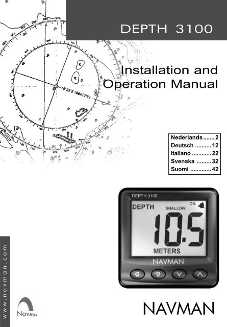 DEPTH 3100 (Du,Ge,It,Sw,Fi).pmd - Navman Marine