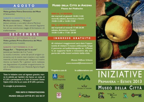 Iniziative primavera - estate 2013.pdf - AnconaCultura