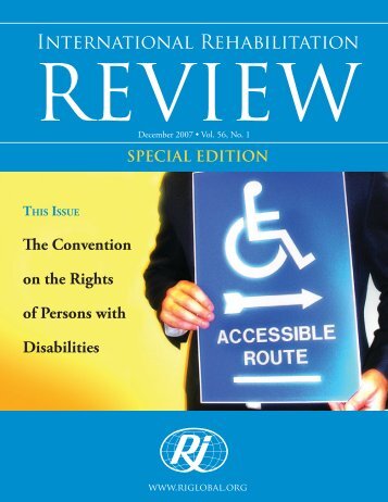 International Rehabilitation Review - Unicef