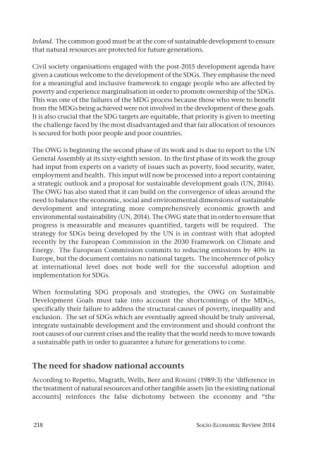 2014-04-22 - Socio Economic Review 2014 - Full text and cover - FINAL