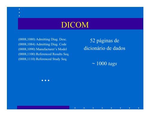 Imagens Médicas e o Padrão DICOM 3 - IMPA