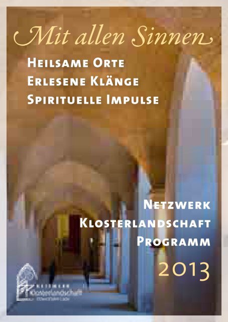 Programm 2013 PDF - Klosterlandschaft OWL