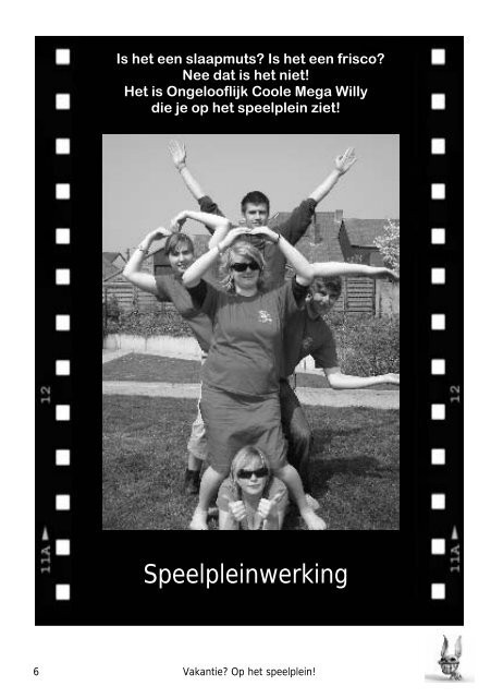 SPEELPLEINWERKING 2005 - Holsbeek