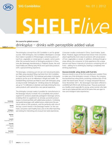 01 drinksplus ? drinks with perceptible added value