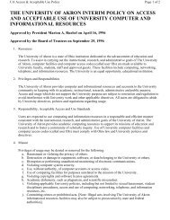 UA Access and Acceptable Use Policy (PDF) - The University of ...