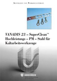 VANADIS 23 â SuperClean - Uddeholm