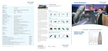 Alcohol Breathalyzer Optimum safety simple check - EnviteC ...