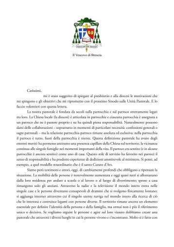Scarica il documento in formato PDF - Diocesi di Brescia