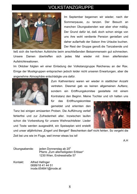 zur Zeitung... - Ãsterreichischer Alpenverein Wien