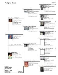 Pedigree Chart - The Grayson Family