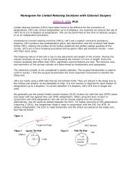 Nomogram for Limbal Relaxing Incisions with Cataract Surgery