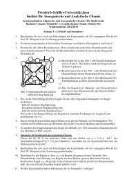 Friedrich-Schiller-Universität Jena Institut für Anorganische und ...