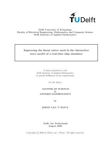 Masters Thesis - TU Delft