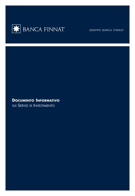 documento informativo sui servizi di investimento - Banca Finnat