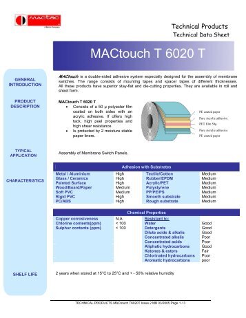 MACtouch T 6020 T - Sericol