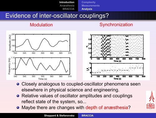 braccia - Physics at Lancaster University