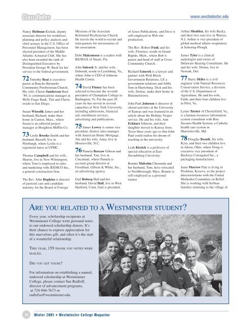 download pdf - Westminster College