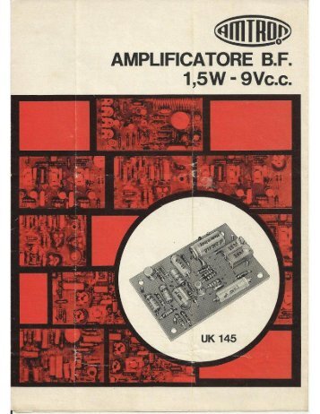 Amtron UK145 - Amplificatore B.F. 1,5 W - 9 Vcc.pdf - Italy