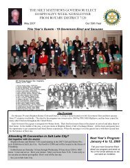Letters from Two Hosts - clubs.rotary7120.org - District 7120