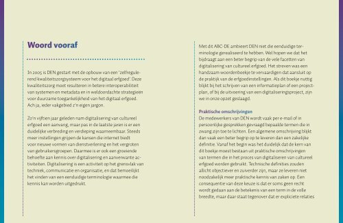 ABC-DE, Woordenboek voor het Digitaal Erfgoed