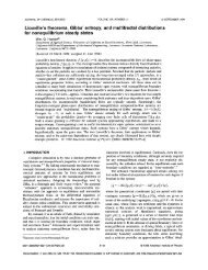 Liouville's theorems, Gibbs' entropy, and ... - William Hoover's