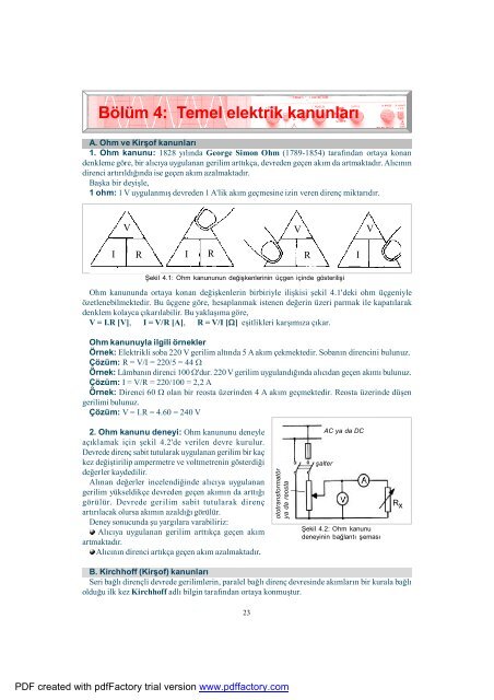 BÃ¶lÃ¼m 2: Ã–lÃ§me ve Ã¶lÃ§Ã¼ aletleri