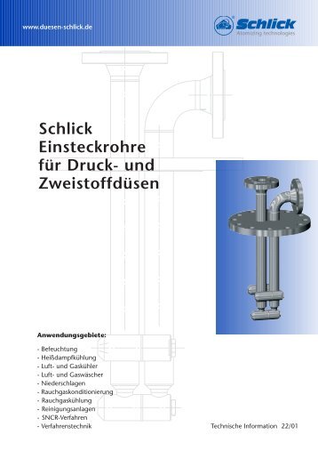 Einsteckrohre fÃ¼r Druck - DÃ¼sen-Schlick GmbH