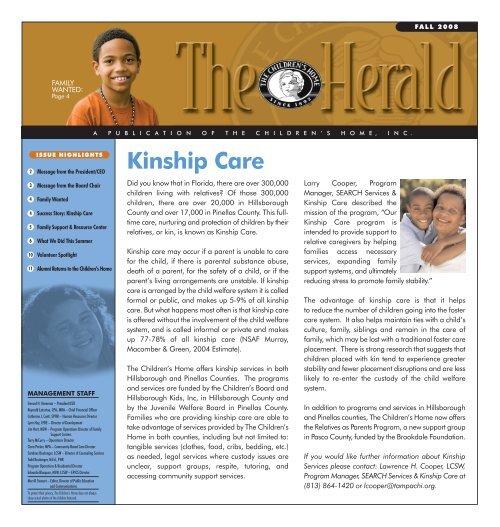 Kinship Care The Children's Home