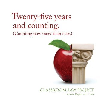 25 years - Classroom Law Project