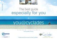 Cyclades Guide - Escale Yachting